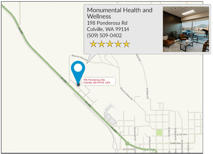 Monumental Health and Wellness on googlemap